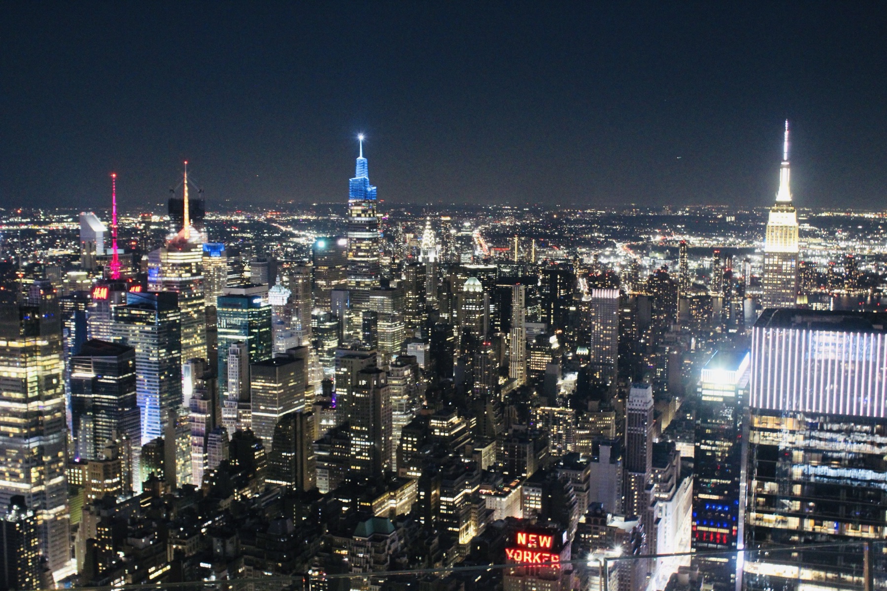 Midtown at night from Top of the Rock, New York